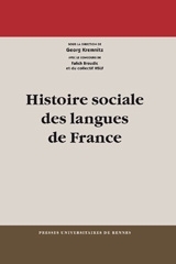 Histoire sociale des langues de France - Georg Kremnitz