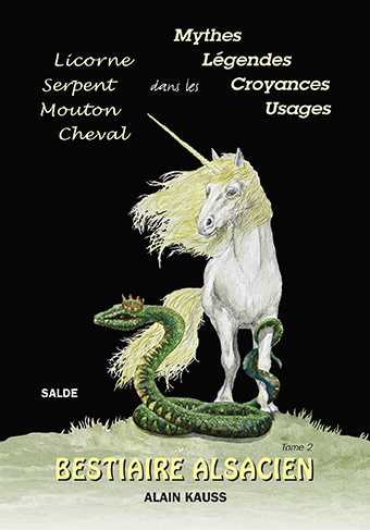 Bestiaire alsacien 2 - Licorne, serpent, mouton, cheval